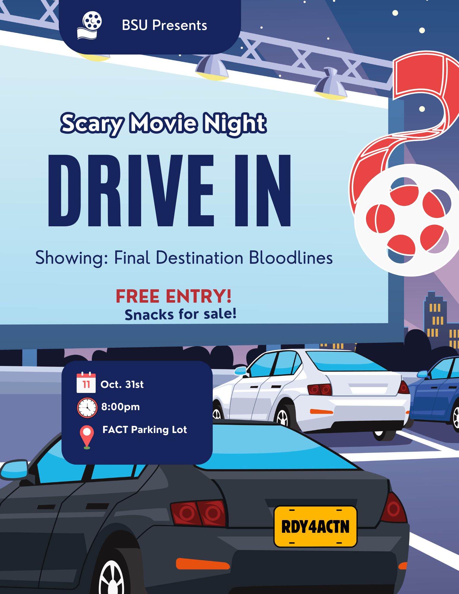 Drive-In Scary Movie Night