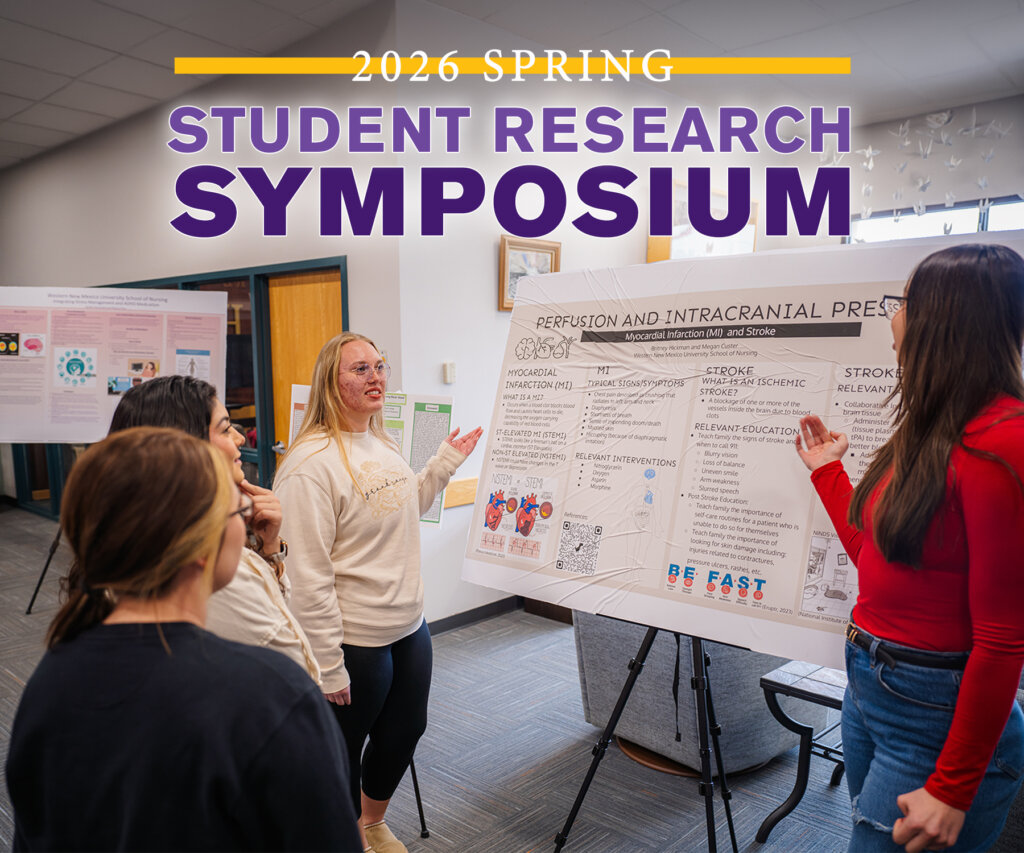 Student Research Symposium Photo with Poster Presentation Image